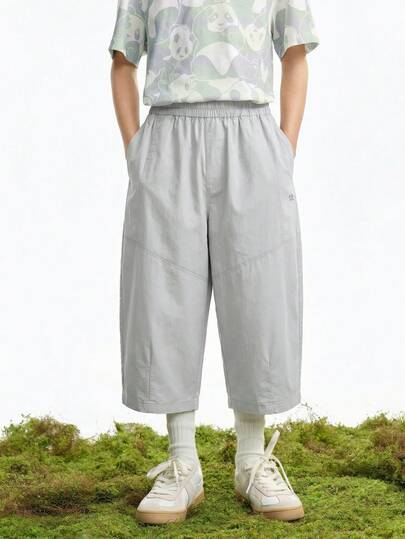 Annil [Quần lửng cotton co giãn nhẹ] Quần thể thao mùa hè thường ngày cho bé trai - Thoáng khí, mát mẻ, thời trang và thoải mái