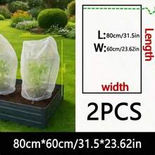 1pc Garden Bird Netting, Plant Fruit Tree Net With Pull Rope, Plant Cover Bag Insect Net To Protect Fruits, Vegetables And Flowers From Birds And Insects - A - View 9