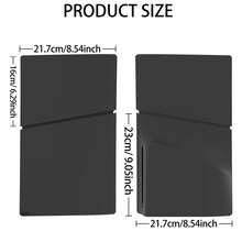 一套适用于新款 PS 5 Slim 主机（光盘版）的超薄数字版面板 - 保护性 ABS 外壳，防刮磨砂表面，专为游戏玩家设计 - 查看 12