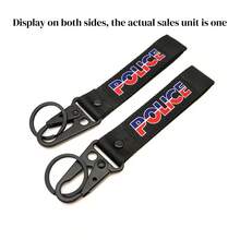 AD Embroidered Design Carabiner Keychain - Eagle Beak Clip Key Ring Accessory, Suitable For Car, Motorcycle, Electric Bicycle And Motorcycle - A - View 16