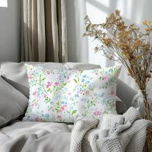 MEMNUN 1 Peça Capa de Almofada com Estampa Floral Miúda em Aquarela, Capa de Almofada para Decoração Doméstica, Feita de Tecido de Poliéster, Impressão Unilateral, Adequada para Sofá, Cama, Quarto, Escritório, Hotel, Todas as Estações, Presente (Sem Enchimento de Almofada), 11,81*19,71 pol (30*50 cm)/15,75*23,62 pol (40*60 cm) - Multicolorido - Visão 5