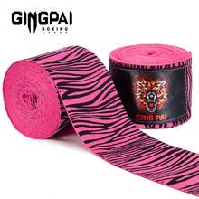 GINGPAI 泰拳拳击绷带、运动吸汗绷带、手部绷带、护手、半指拳击手套 - 彩色 - 查看 19