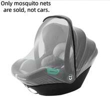 1pc Baby Car Seat Mosquito Net - Universal Infant Stroller Anti-Mosquito Cover, High Quality Mesh Fabric, Machine Washable - White Basket Mosquito Net - View 7