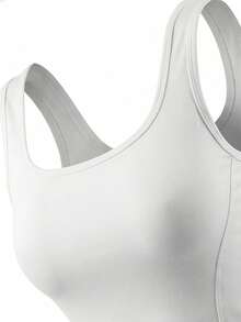 Women's Sexy High-End Camisole With Chest Pads, Suitable For Summer Wear - White - View 8
