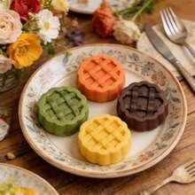 Waffle Molds3D Silicone Wle Mol 15 Caty Round S Wle Ing Mol  Cocte Dy Pastry Truffle Coe Cake Rat - BlackR0133 - View 6