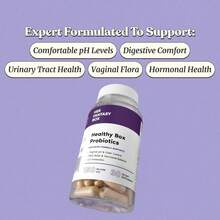 Her Fantasy Products Healthy Box Vaginal Probiotics For Women | Prebiotics + Advanced Lactobacillus Blend Dietary Supplement | For Hormonal Balance, PMS Relief, PH Balance & Feminine Health Support | With Cranberry & D-Mannose For Urinary Tract Health | Gluten Free Non-GMO Vegan Capsules - Vaginal pH probiotics - 查看 2