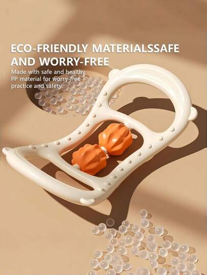 1 vòng tập yoga có núm massage, con lăn kéo giãn vai và lưng, phụ kiện tập Pilates. Thích hợp để massage vai, lưng và chân, dụng cụ massage chống cellulite và dẫn lưu bạch huyết dành cho người đam mê Pilates.