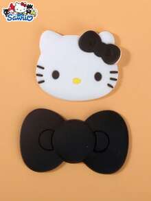 2/6pcs Sanrio Hello Kitty 3D Charms untuk Pembuatan Perhiasan DIY, Aksesoris Sepatu, Dekorasi Casing Ponsel, Botol, Sandal, Hadiah Ulang Tahun - stiker silikon - View 14