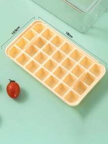 One-Click Ice Cube Tray (With Ice Scoop), Press-Type Ice Cube Maker With Lid Homemade Ice Cube Box For Home Use, Refrigerator Storage Tray--Fruit Ice Cubes, Basic Kitchen Accessory, Christmas, Thanksgiving Gift, Manual DIY Ice Cube Freedom - View 16