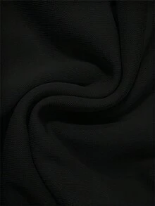 Men's White Claw Print Casual Sweatshirt - Navy Blue Crew Neck Pullover With White Claw Design, Machine Washable Regular Fit Crew Neck Sweater, Suitable For Daily Wear And Outdoor Activities, Versatile Layering Piece For Easter - màu đen - Xem 6