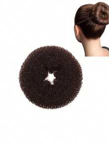 4pcs Hair Bun Shaper Set With Extra-Large, Large, Medium, Small Donut Hair Bun Maker, 20pcs Large Bobby Pins, Cream Color And 84pcs Heart Gem Stickers Rhinestones For Crafts - Multicolor - View 13