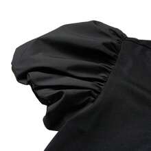 Adidas Đầm phồng nữ kiểu dáng thường ngày, thích hợp mặc ngoài trời, mã sản phẩm KD0302 - màu đen - Xem 5