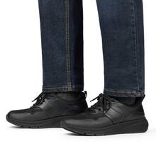 Men's Casual Dress Fashion Sneakers Cushioned Walking Non Slip Breathable All-Day Comfort Shoes - màu đen - Xem 6