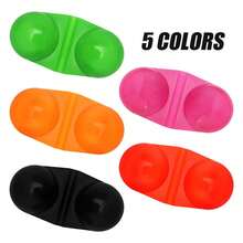 Double Bell Rattle Beads Plastic Lure With Steel Ball Alarm Signal Accessory - Multicolor - View 2