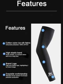 Ống tay Kukirin thoáng khí, nhanh khô, chống tia UV, dùng cho đạp xe, thể thao, chất liệu mát lạnh, chống nắng, giữ ấm khi tập luyện. - Ống tay áo - Xem 9