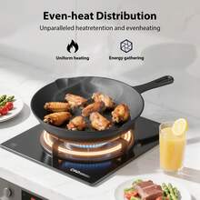 Senmeo Cast Iron Skillet Piece Set - Heavy-Duty Professional Restaurant Chef Quality Pre-Seasoned Pan Cookware Set - 10.2", 7.87", 6.3" , 5.51" , 3.93"Pans - For Frying, Saute, Cooking, Pizza & More,Black - 黑色 - 查看 7