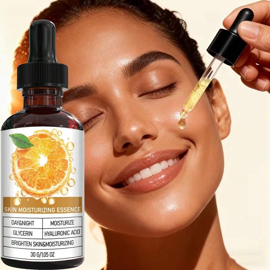 维生素C精华液，亮白精华——深层滋养，令肌肤倍感柔嫩光滑，水润保湿，即刻提拉紧致，有效补水，不含酒精，温和不刺激，日夜修护，男女通用，日常护肤，面部护理，也可用于腋下、手肘、颈部、膝盖、比基尼线等部位，美白保湿，先进配方 - Hyaluronic Acid - 查看 1