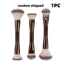 2-In-1 Blush Brush, Angled Blush Brush, Round Blush Brush, Powder Brush, Makeup Brushes For Women - Rose Gold - View 11