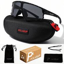 1 chiếc kính POLASUP Unisex thoáng khí, kiểu dáng đường phố, phong cách Bohemian, dự tiệc, punk, gọng oval phẳng cổ điển, kèm hộp đựng cứng, khăn lau, túi đựng và dây đeo, bộ quà tặng. - Nhiều màu - Xem 7