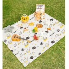 1 pieza Estera de picnic desechable, manta gruesa a prueba de suciedad y humedad para exteriores para 2 personas, impermeable para playa/césped/camping, clavija de suelo de color aleatorio - A - Ver 8