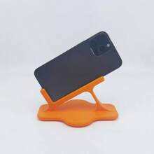 1pc Side-Lying Phone Stand For Bed - Ergonomic Horizontal Viewing, Hands-Free Holder For Sofa, Nightstand, Travel & Home, Portable Mobile Accessory With Comfortable Design - A - View 12