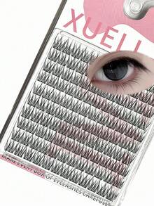 120片婴儿美人鱼尾巴假睫毛，自然清纯妆容，适合日常佩戴，可重复使用 - 查看 6