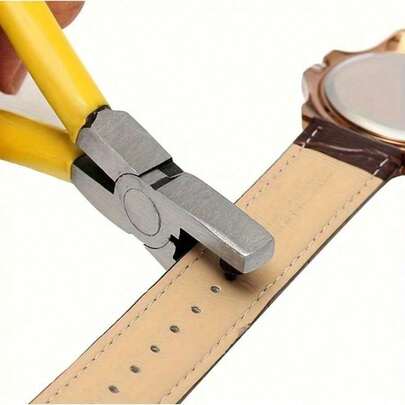 1pc Belt Hole Punch Tool, Leather Craft Round Hole Puncher, Suitable For , Year-End Promotion, Singles Day, Halloween , Etc.
