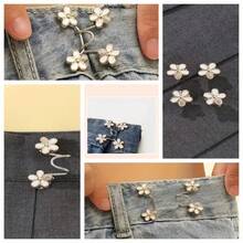 Floral Cinched Waist Buckle, Sweet Metal Waist Belt Buckle, Niche Design Waist Accessory, Versatile Cinching Waist Fastener - Multicolor - View 5
