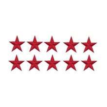10/33pcs Colorful Star Embroidery Patches, Iron-On Or Sew-On For Repairing Hats, Shirts, Jeans And Bags (Multiple Colors Available) - Multicolor - View 14