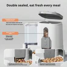 Cat Bowl Water And Food Integrated Pet Feeder Water Dispenser Cat Automatic Integrated Pet Utensils Cat And Dog Supplies Random Delivery Of Styles - 1L-2.2L - View 5