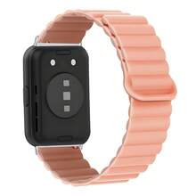 适用于三星 Galaxy Fit 3 手表的硅胶磁吸表带，适用于三星 Galaxy Fit 3 智能手环腕带 - Fit 3 - 查看 18