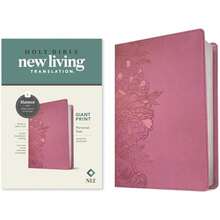 NLT Personal Size Giant Print Bible, Filament Enabled (LeatherLike, Peony Pink, Red Letter): Includes Free Access To The Filament Bible App Delivering ... Notes, Devotionals, Worship Music, And Video - Single Book - View 1
