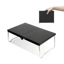 Mesa plegable de aleación de aluminio ligera, escritorio de picnic compacto para exteriores, mesa de café plegable, suministros de camping, pesca y senderismo - Multicolor - Ver 1