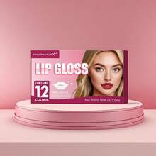12-Piece/Set Lipstick Kit - 12 Shades Of Matte Lip Color, 24-Hour Long-Lasting, Plump & Full, Perfect Holiday Gift For Women - Bộ 12 son bóng - Xem 3