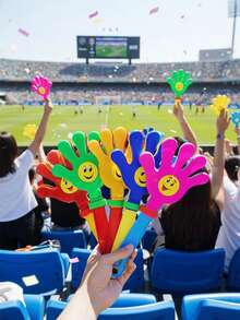 Bộ 1/3/5/10 chiếc vỗ tay, vỗ tay nhựa 11 inch, thích hợp cho các lễ kỷ niệm, tiệc sinh nhật, đám cưới, lễ tốt nghiệp, khai giảng, quà tặng, trò chơi tiệc tùng, lễ hội âm nhạc, tiệc năm mới, quà sinh nhật. - Nhiều màu - Xem 10