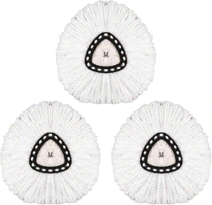 3 Pack Mop Replacement Head Mop Refills EasyWring Spin Mop Refills - ColorA - View 1