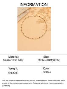 1pc Delicate Vintage Gold Daisy Necklace With Red Enamel Flower Center, Versatile Accessory For Daily Wear, Parties, Outings, Festivals, Can Be Gifted To Friends. Handmade Chain Length Customizable - Multicolor - View 5