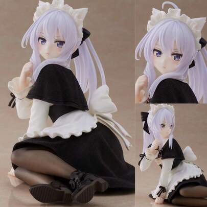 1个可爱动漫人物可动人偶，逼真动态表情，高度精细的雕像，桌面摆件，收藏品，小礼物，万圣节，圣诞节，情人节，家居装饰，成人收藏模型，PVC材质