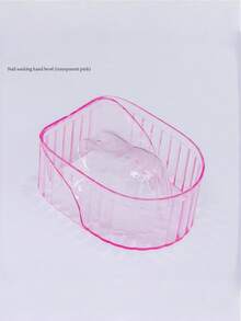 Transparent Acrylic Manicure Soaking Bowl, Nail Polish Remover, Softens Cuticles, Nail Cleaning - Mauve Purple - View 6