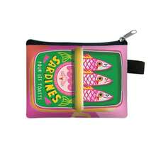 New Cute Cartoon Coin Purse, Made Of Polyester, Zipper Closure, Compact And Portable, Can Be Used As Key Pouch, Mini Wallet, Summer Coin Pouch For Women Money Wallet Purse Wallet Small Wallet Coin Wallet Travel Essential - Multicolor - View 2
