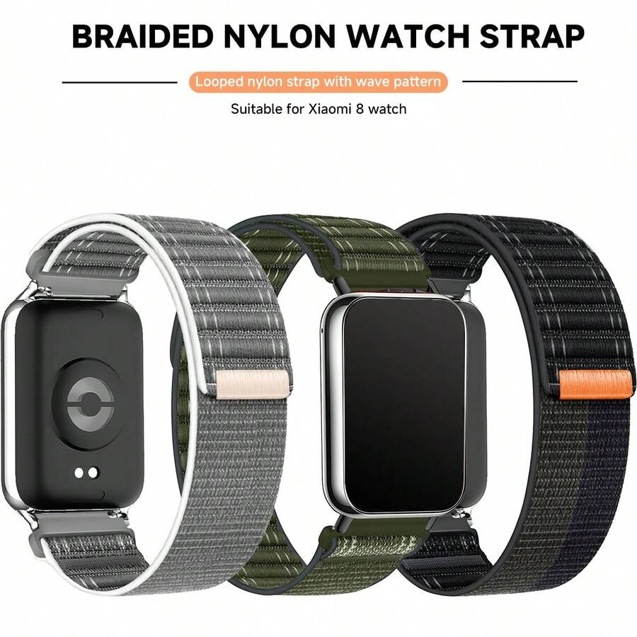 Nylon Strap Compatible With Xiaomi Mi Band 8Pro / Watch 4 Breathable Replaceable Bracelet Wristband Watchband Accessories Belt - Watch4/8 Pro - View 1