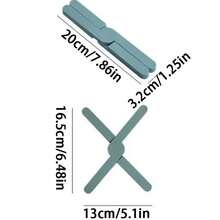 1 tấm lót cách nhiệt cá nhân hóa đơn giản và thời trang, thích hợp dùng để cách nhiệt cho bát đĩa nhà bếp. - Xem 7