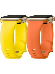 2条装多色硅胶表带，兼容 Series 11/10/9/8/7/6/5/4/3/2/1/Ultra，尺寸：38mm/40mm/41mm/42mm/44mm/45mm/46mm/49mm - 柔软运动表带，男女通用，时尚配饰，适合健身游泳。 - 38/40/41/42mm(Series 10 11) - 查看 16