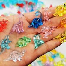 5/30/50pcs Mini Resin Dinosaur Figurines - Random Color, Decorative For Vases, Aquariums And Terrariums | Vibrant Decor | Colorful Small Dinosaur Sculptures Suitable For Themed Rooms, Gardens, Terrariums And Small Accessories - A - View 6