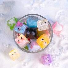 Random Style Cute Cubic Stacking Cat Figurine, Sensory Doll, Collectible Ornament - Multicolor - View 4