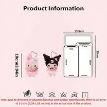 SANRIO Official Licensed Plush Keychain Charms - Sakura Theme: Kitty. Melody | Adorable & Soft Plush Pendants - Versatile Accessories For Bags And Backpacks | An Exquisite Gift For Children, Girls, And Fans (The Perfect Choice For Birthdays, Christmas, And Valentine's Day) - 彩色 - 查看 9