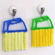 1pc Ventilated Venetian Blind Cleaning Cloth, Microfiber Air Conditioner Duster, Washable Car Fan Cleaning Tool - Multicolor - View 6