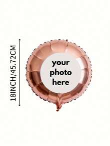 Customizable Foil Balloons With Your Sticker (Oon + 1 Sticker), A Personalized Gift Just For You, Suitable For Birthday Parties, Christmas, And Halloween - Multicolor - View 8