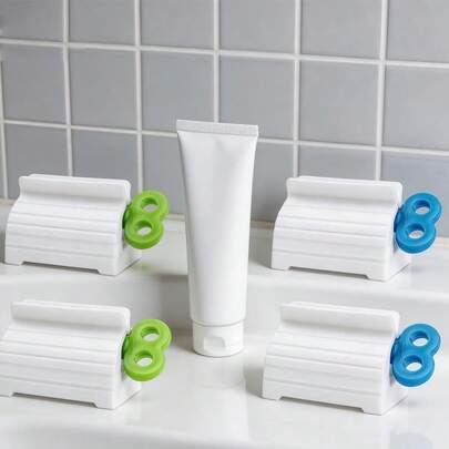 Máy ép kem đánh răng đa năng dành cho trẻ em, bộ dụng cụ ép kem dưỡng da tay, sữa rửa mặt và kem đánh răng dạng cuộn thủ công, với thiết kế cuộn tiết kiệm sức lao động, không chỉ phù hợp với kem đánh răng mọi kích cỡ mà còn dễ dàng ép được các loại kem dưỡng da dạng tuýp như sữa rửa mặt và kem dưỡng da tay. Thiết kế đơn giản, dễ sử dụng, phù hợp cho học sinh, người lớn, trẻ em và trường học vào đầu năm học.
