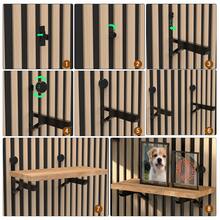 2pcs Soundproof Bracket, Versatile Invisible Bracket That Can Be Fixed Without Drilling, Ideal For Displaying Collectibles/Perfume Bottles, Wall-Mounted Damage-Free Fixture | Hardware For Small Space Organization - Multicolor - View 9